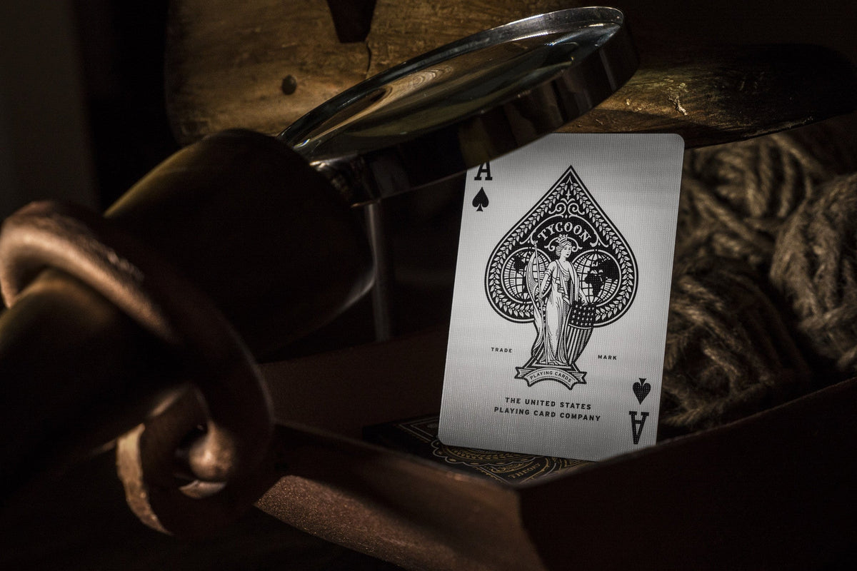 Black Tycoon Playing Cards