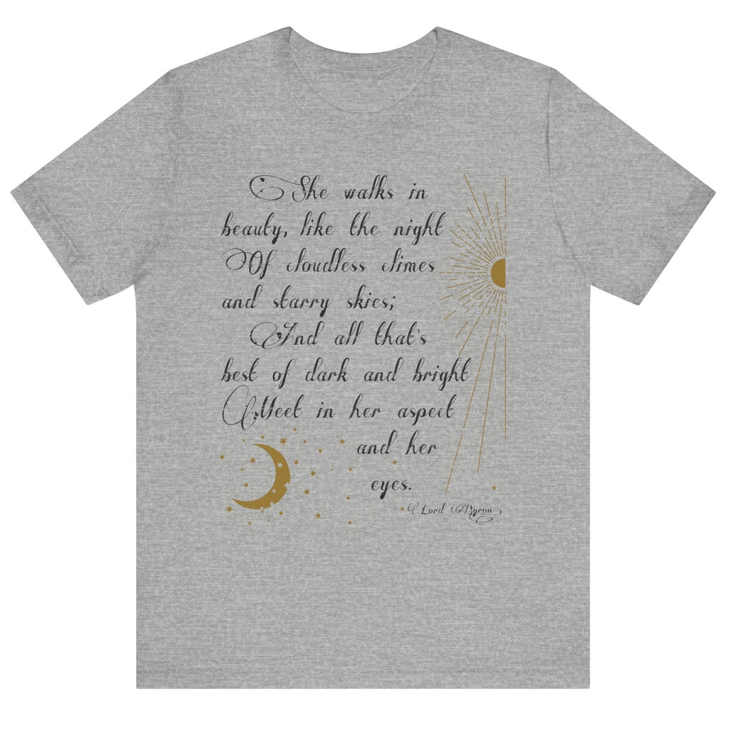She Walks in Beauty Unisex Tee