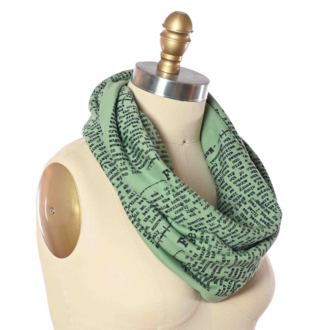 Frankenstein Book Scarf
