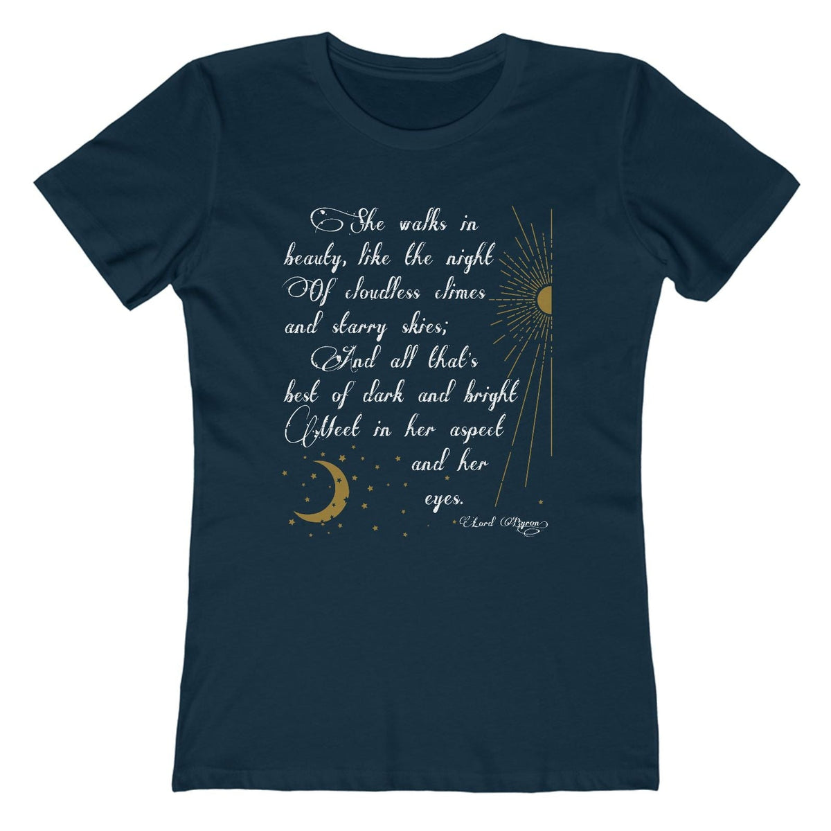 She Walks in Beauty Women's Tee
