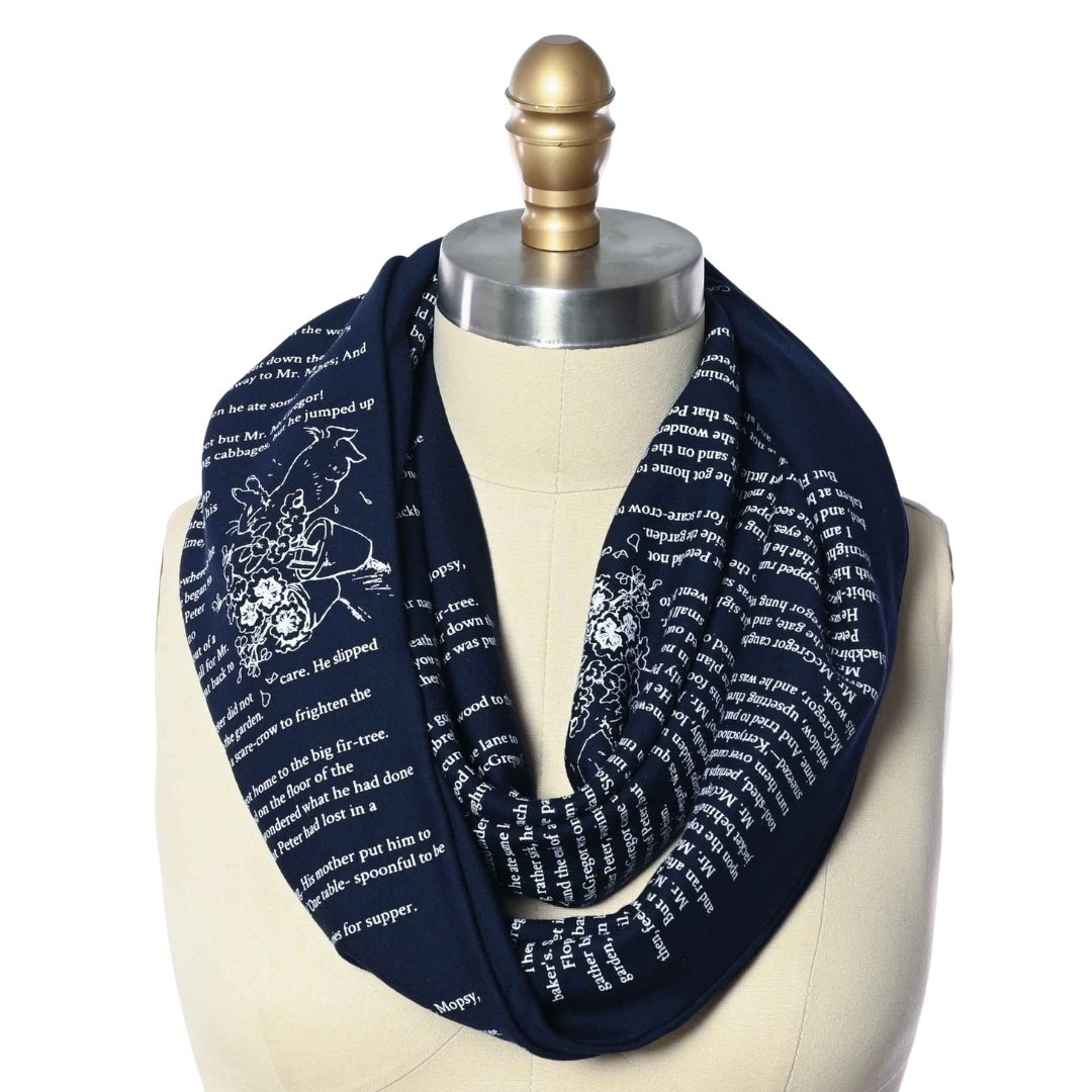 The Tale of Peter Rabbit Book Scarf