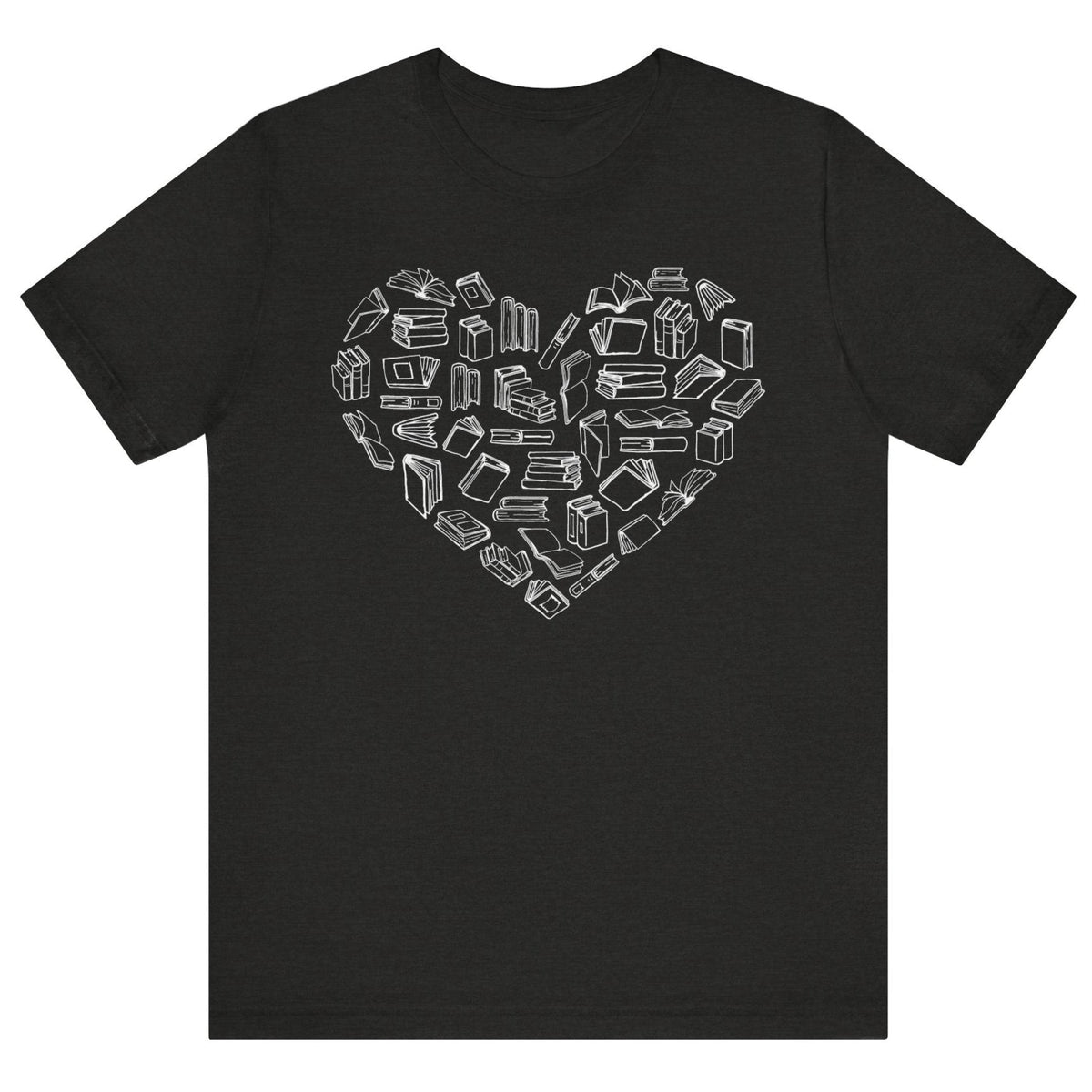 I Heart Books Unisex Tee