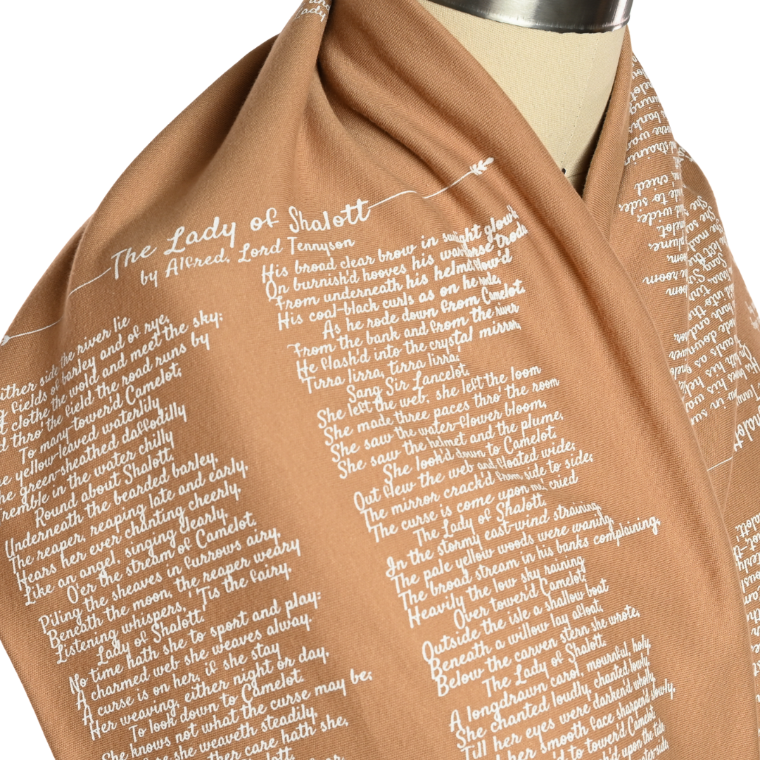 The Lady of Shalott Book Scarf