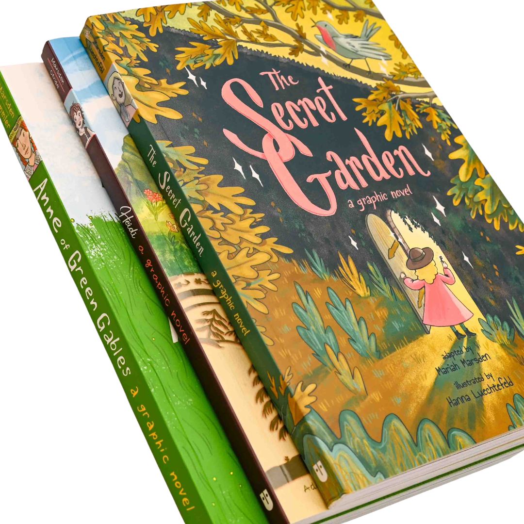 Graphic Novel Classics: The Secret Garden, Anne of Green Gables, and Heidi