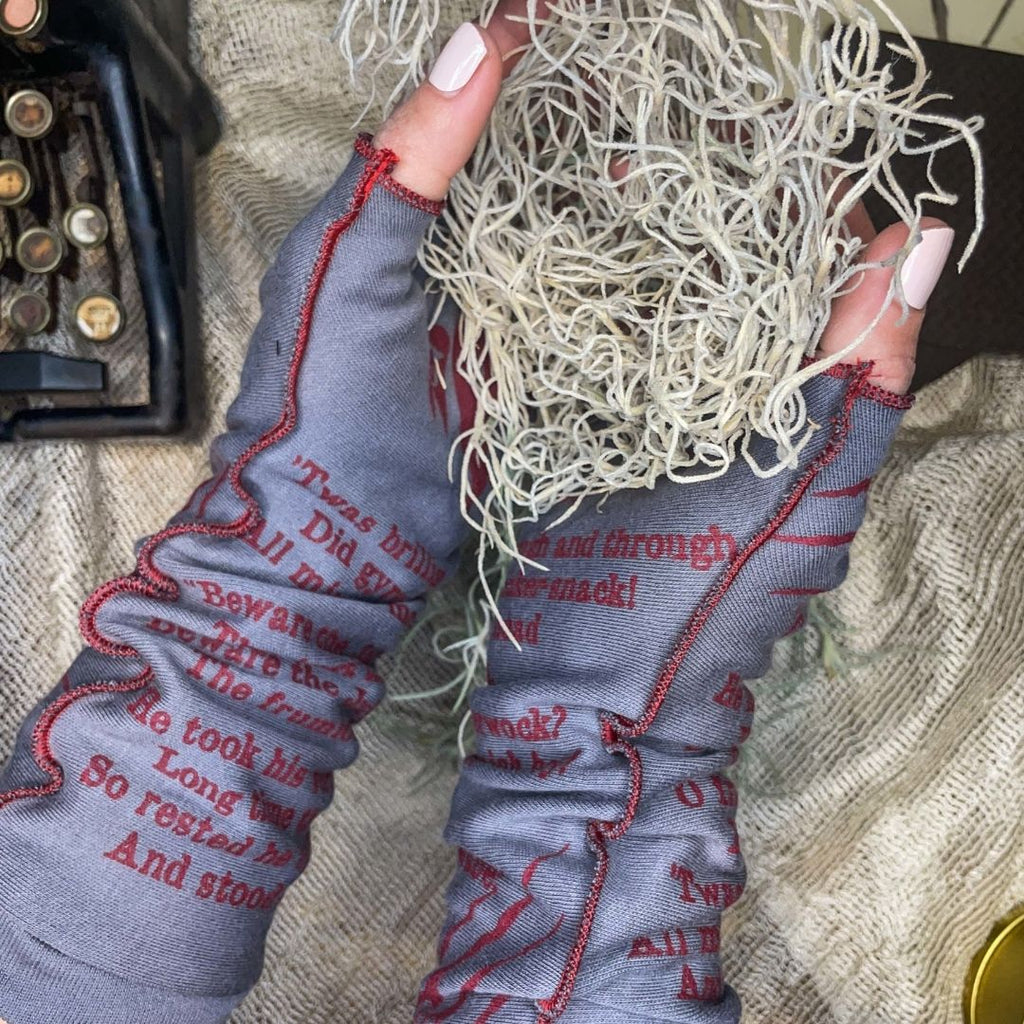 Jabberwocky Writing Gloves