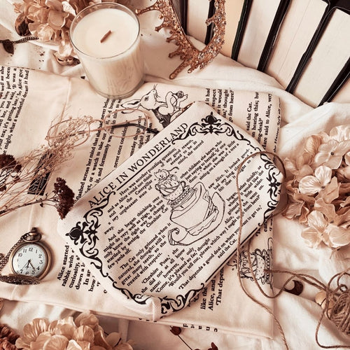 Alice in Wonderland Book Pouch