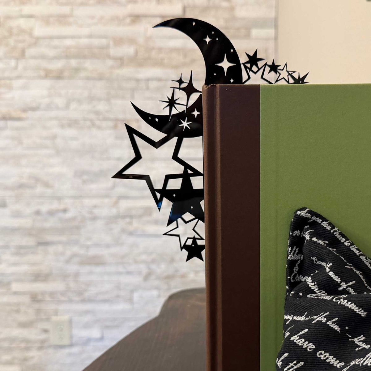 Celestial Bookshelf Silhouette