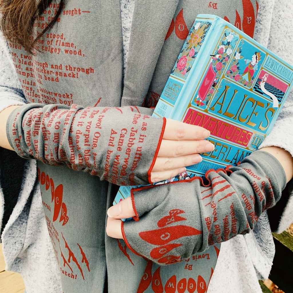 Jabberwocky Writing Gloves