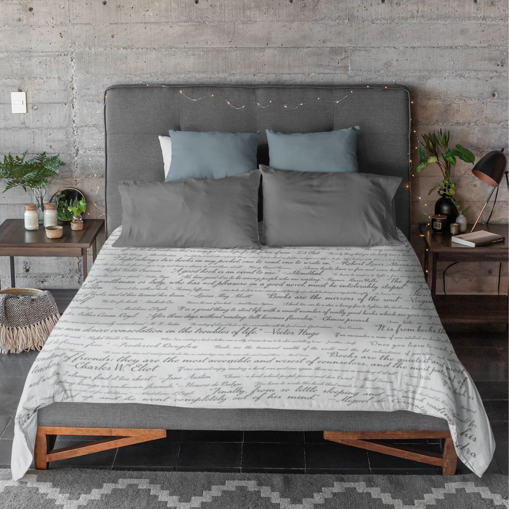 Commit to Lit Duvet Cover