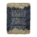 She Walks in Beauty Sherpa Fleece Book Blanket