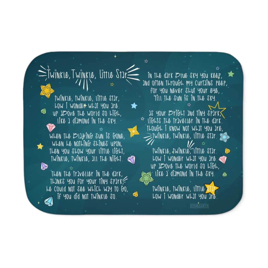 Twinkle Twinkle Little Star Children's Sherpa Blanket