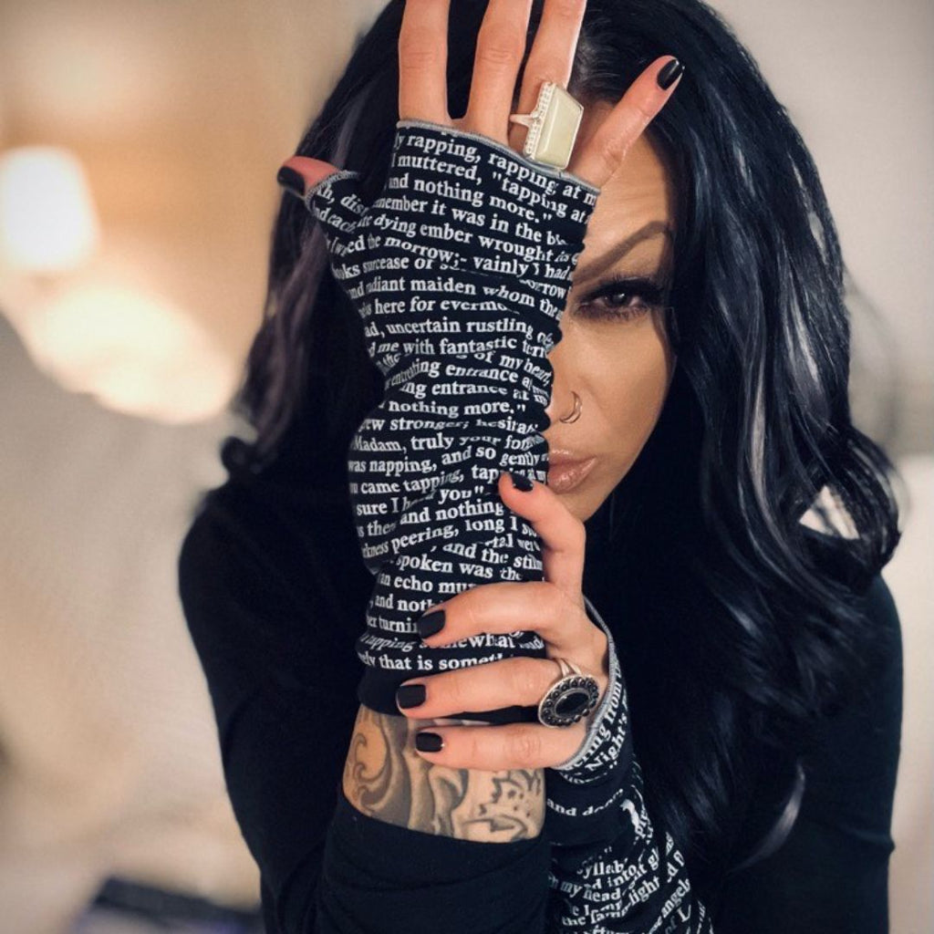 The Raven Writing Gloves