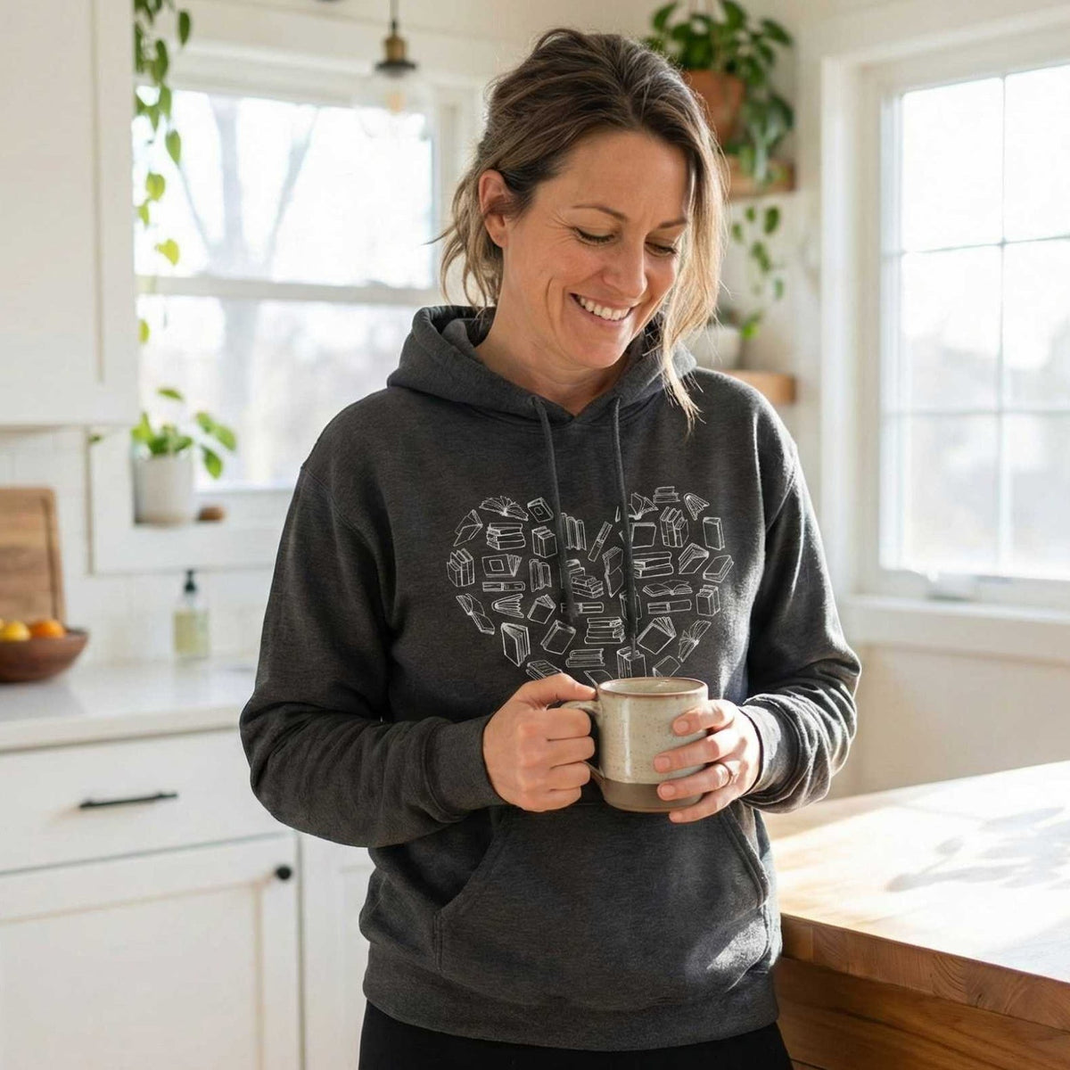 I Heart Books Hoodie