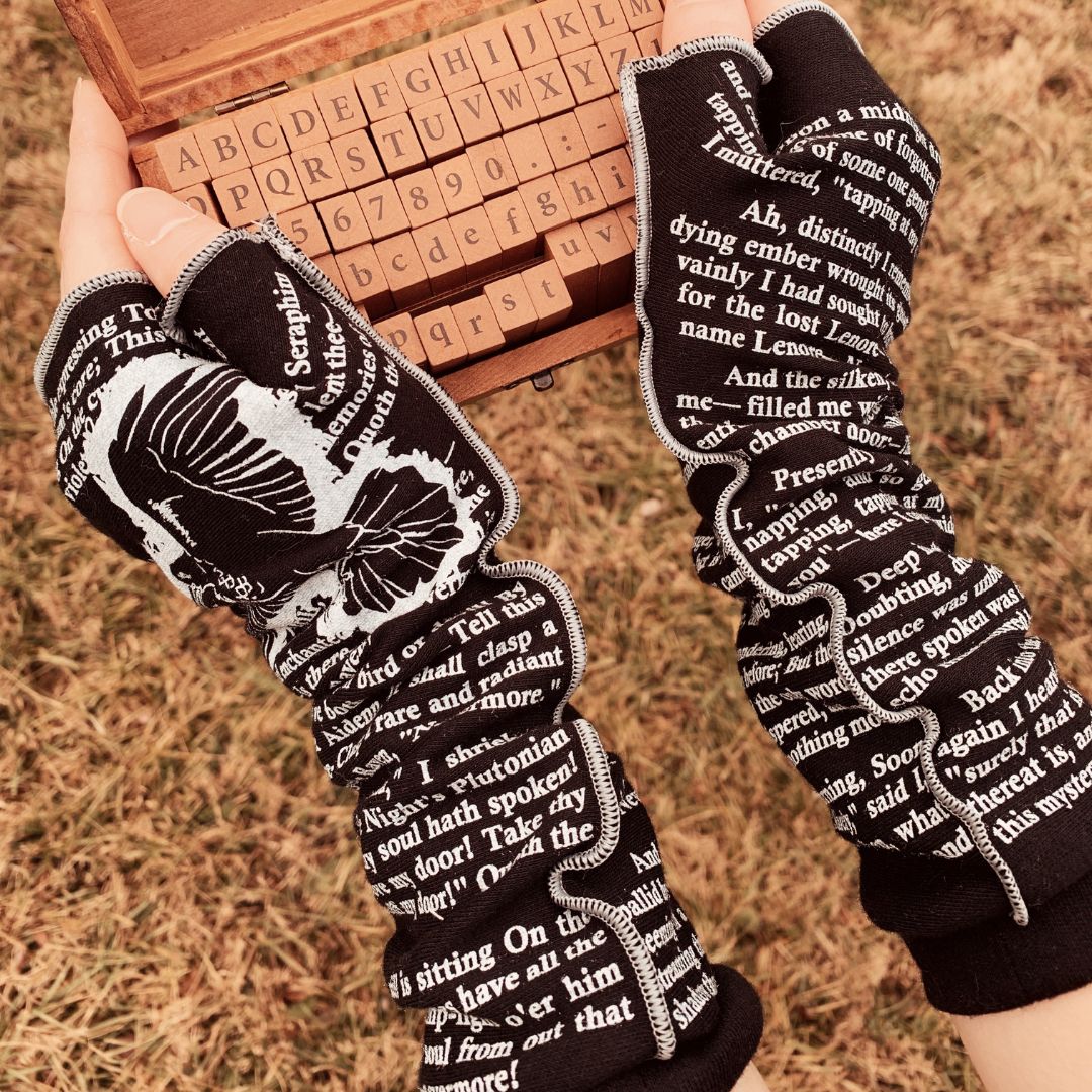 The Raven Writing Gloves