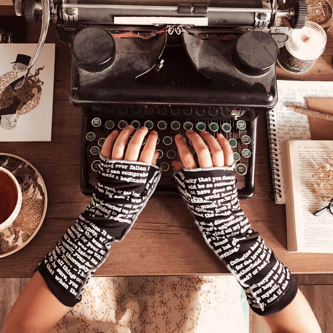 Pride and Prejudice Writing Gloves