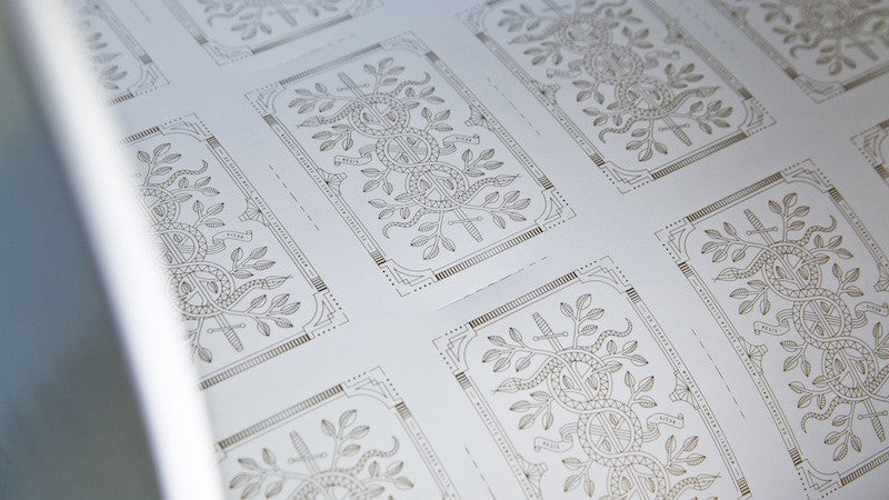 White Monarchs Uncut Sheet