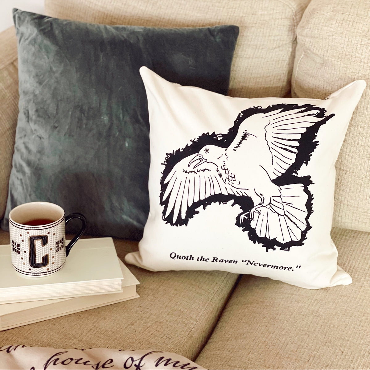 The Raven Pillow