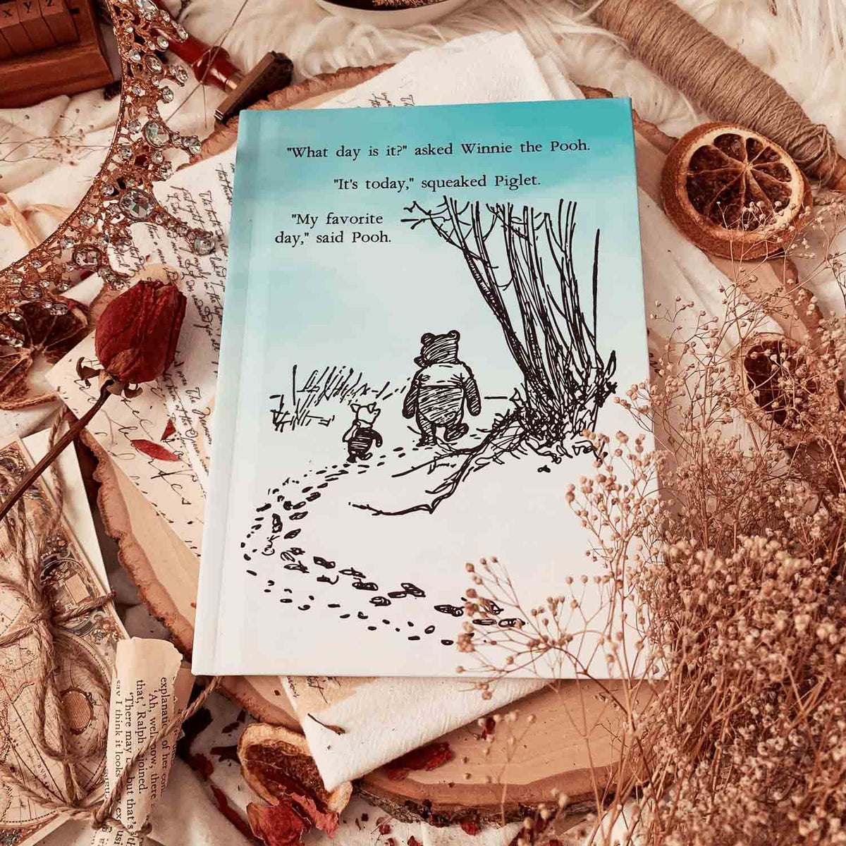 Winnie-the-Pooh Hardcover Notebook