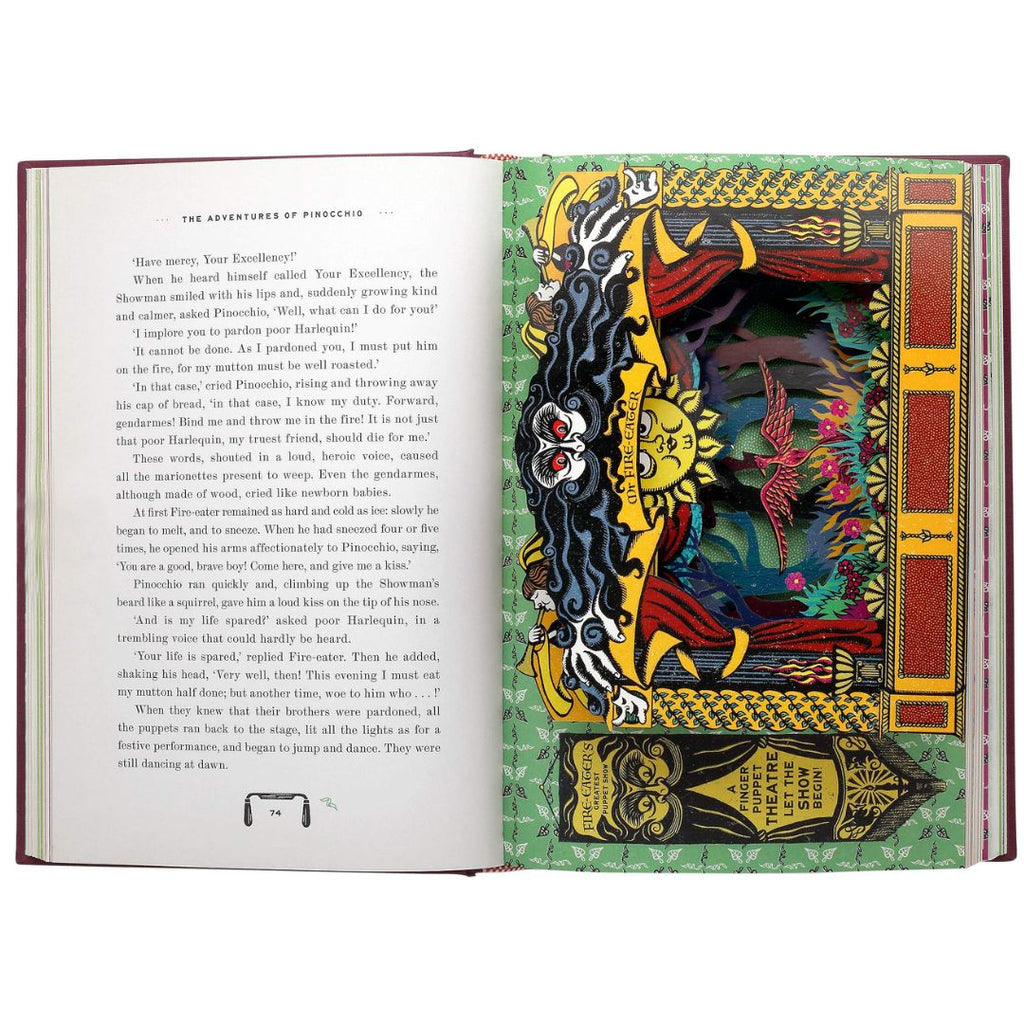 The Adventures of Pinocchio (Illustrated with Interactive Elements)