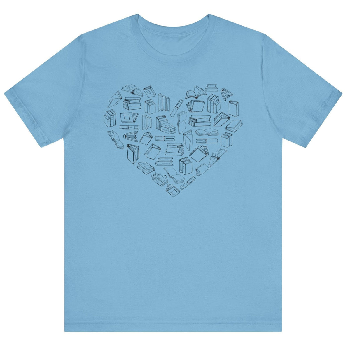 I Heart Books Unisex Tee