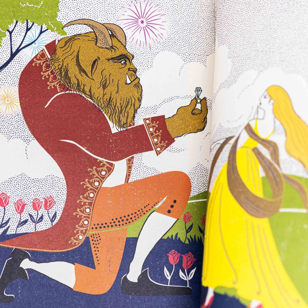 Beauty and the Beast (Illustrated with Interactive Elements)