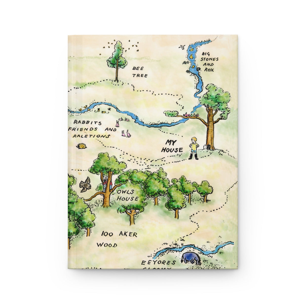 100 Acre Wood Hardcover Notebook
