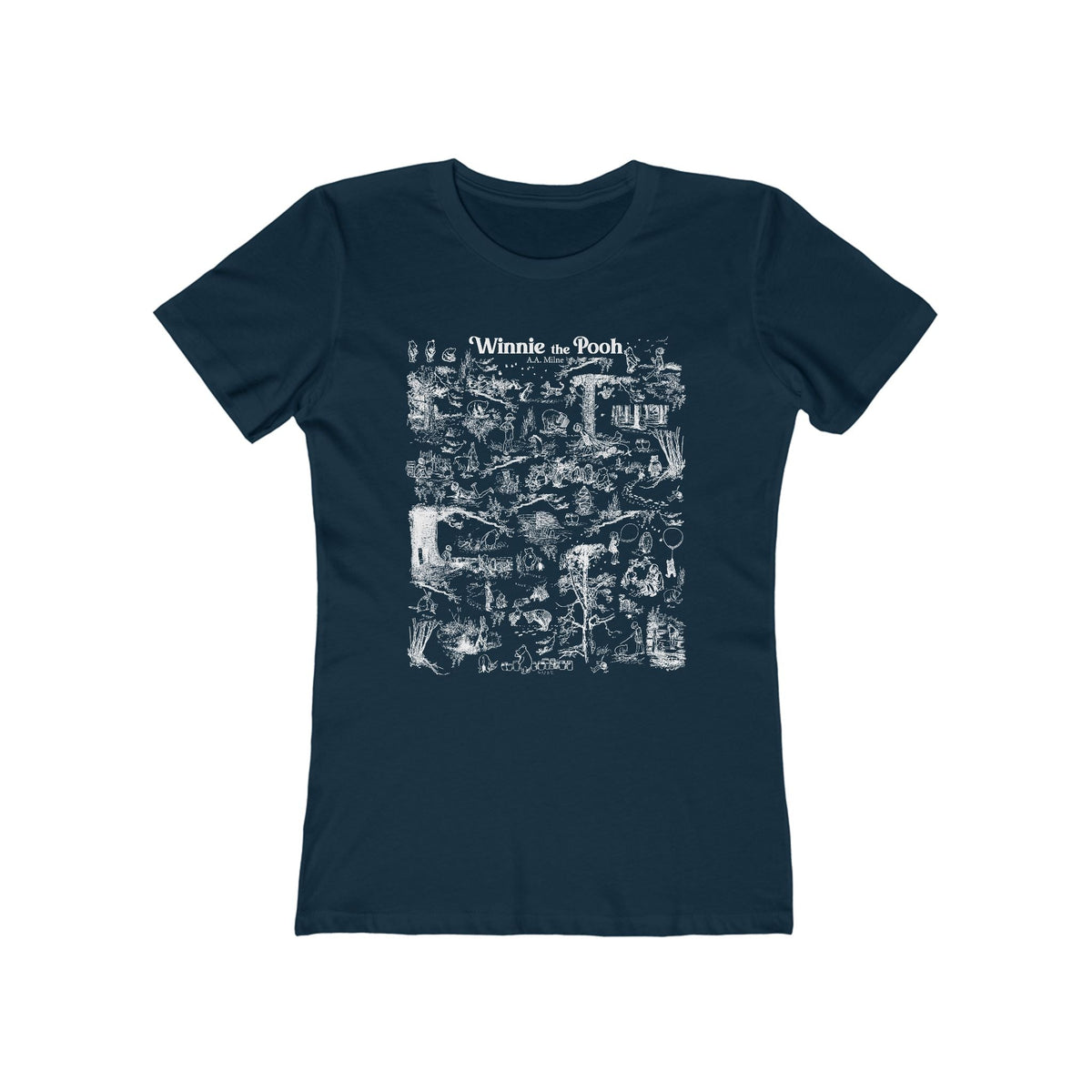 Winnie-the-Pooh Toile Women's Tee
