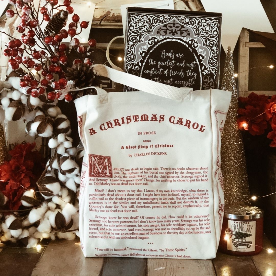 A Christmas Carol Book Tote