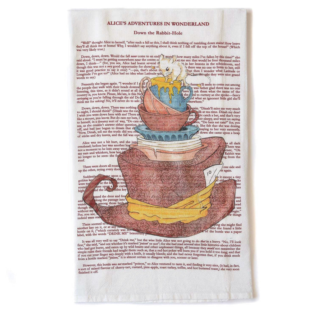 Alice in Wonderland Tea Towel
