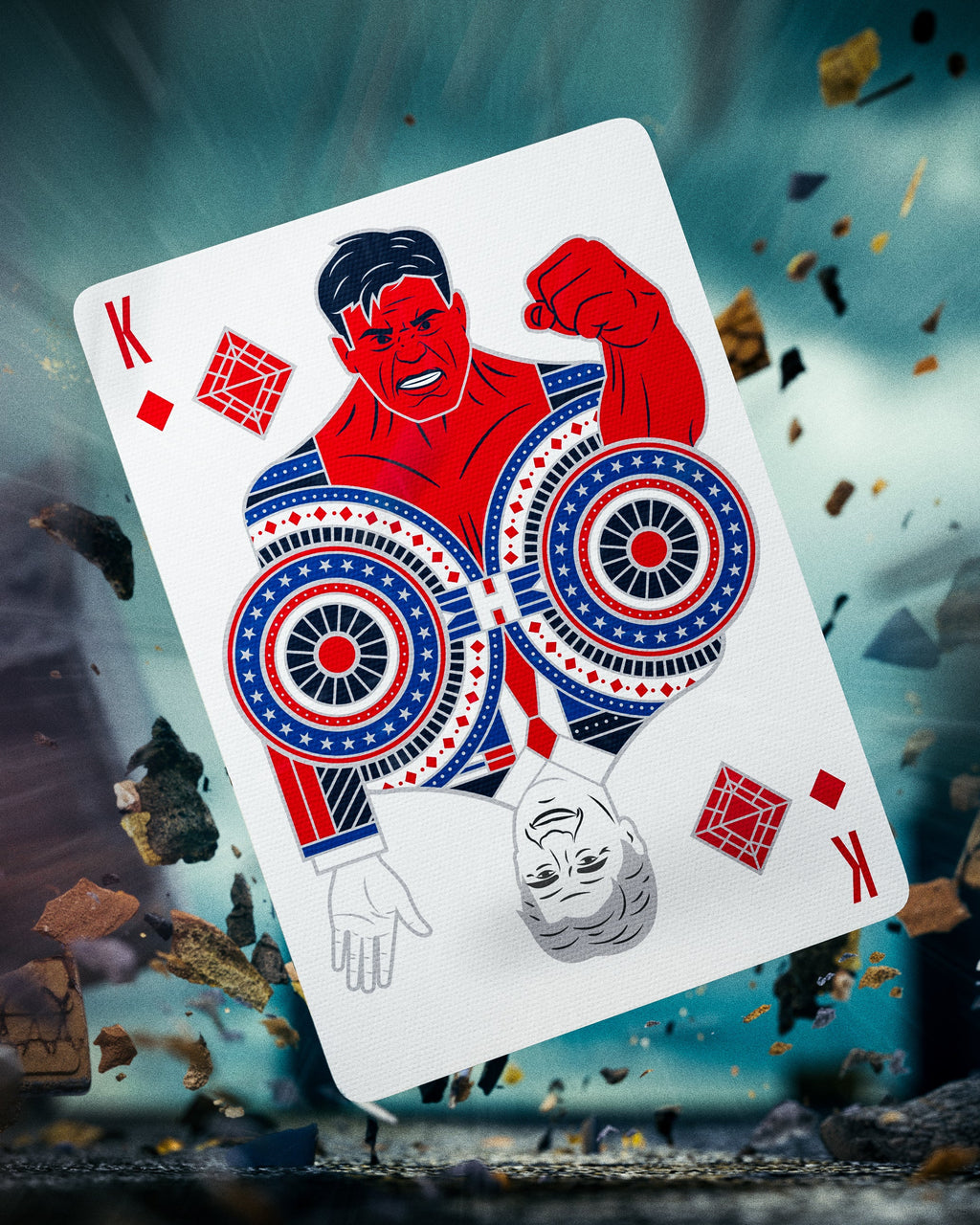 Captain America Playing Cards