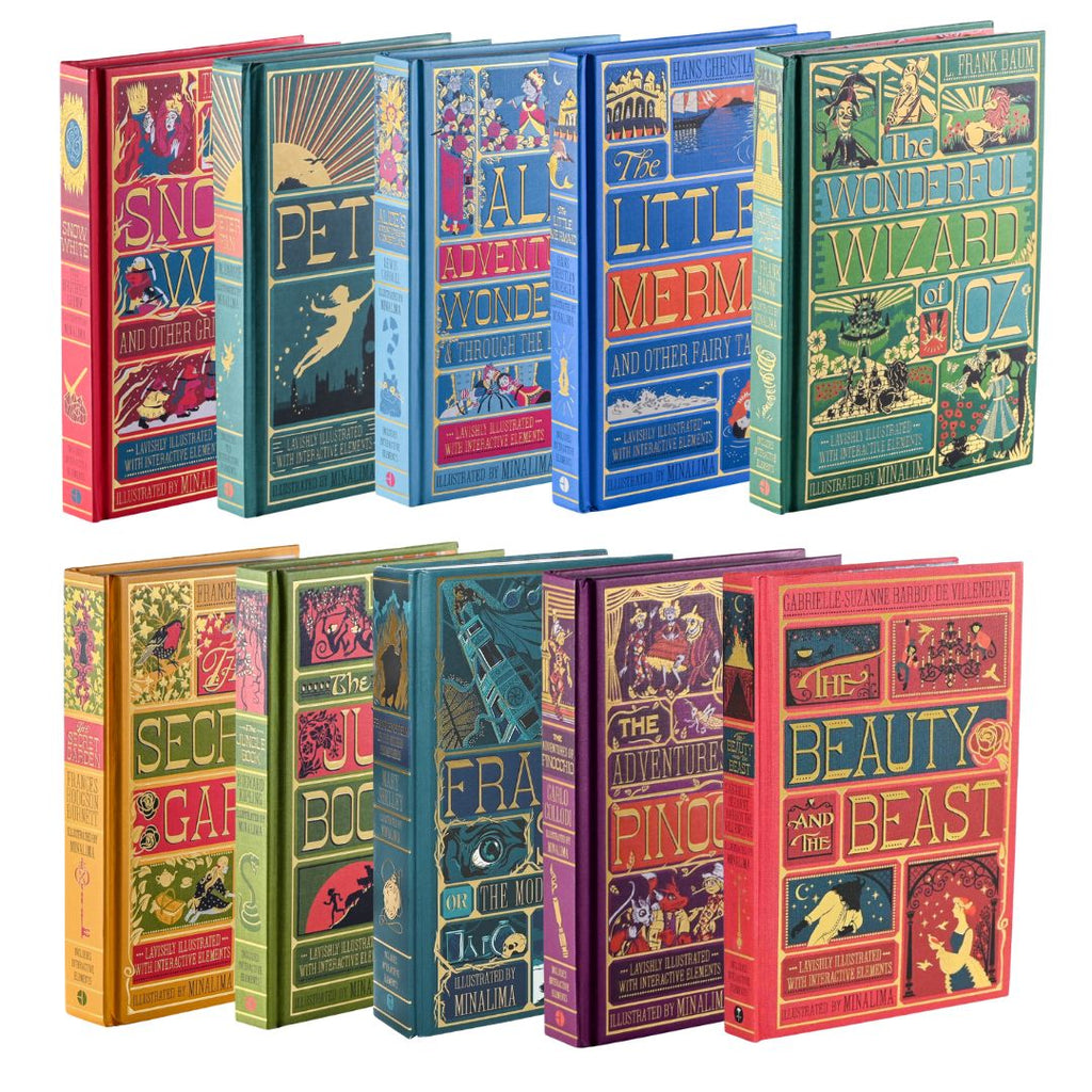 MinaLima Classics Book Set (Illustrated with Interactive Elements)