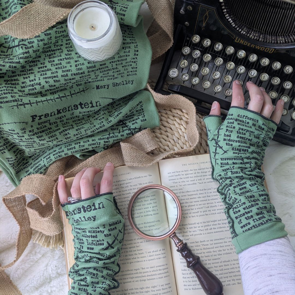 Frankenstein Writing Gloves