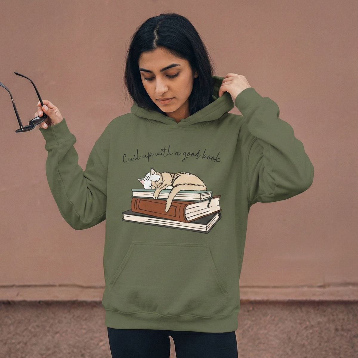 Curl Up With a Good Book Hoodie