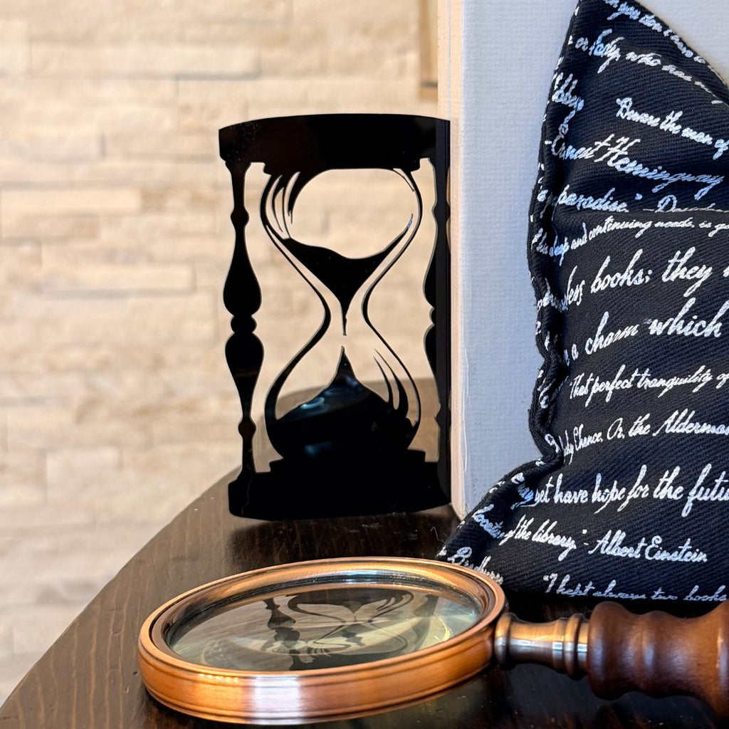 Hourglass Bookshelf Silhouette