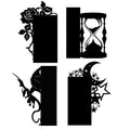 Genre Bookshelf Silhouette Set
