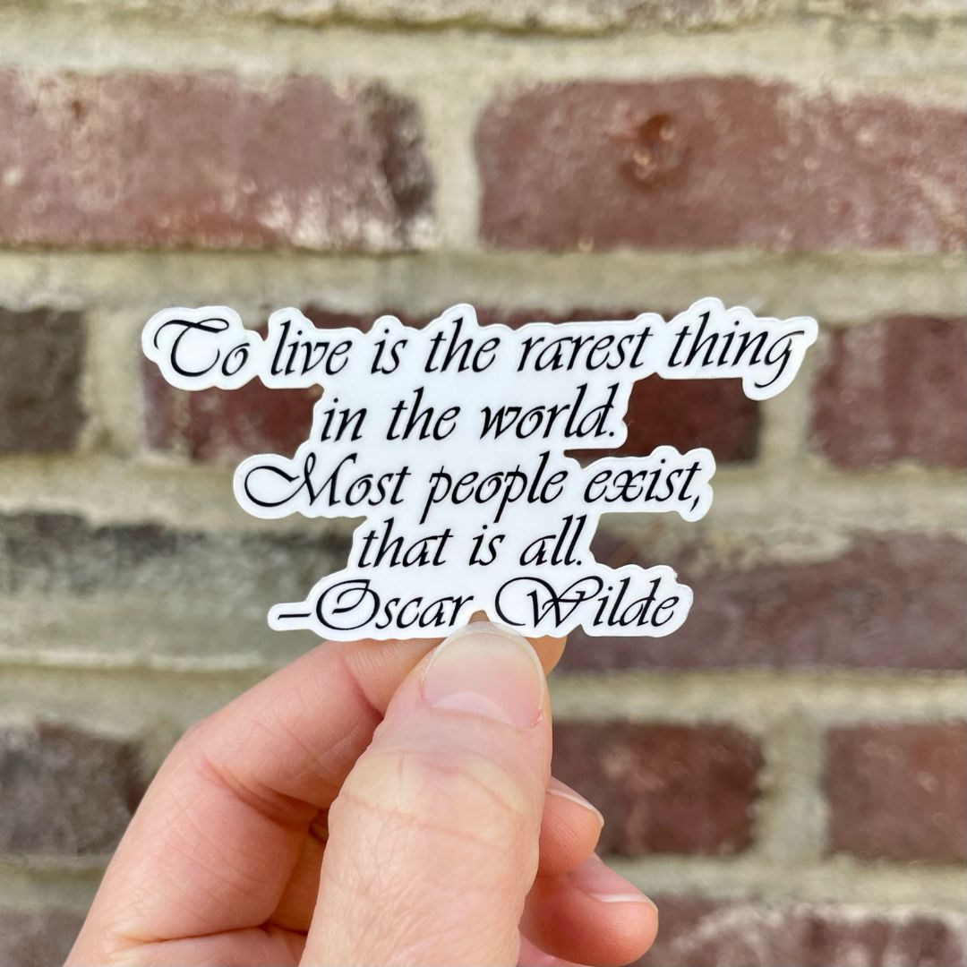 Oscar Wilde Sticker