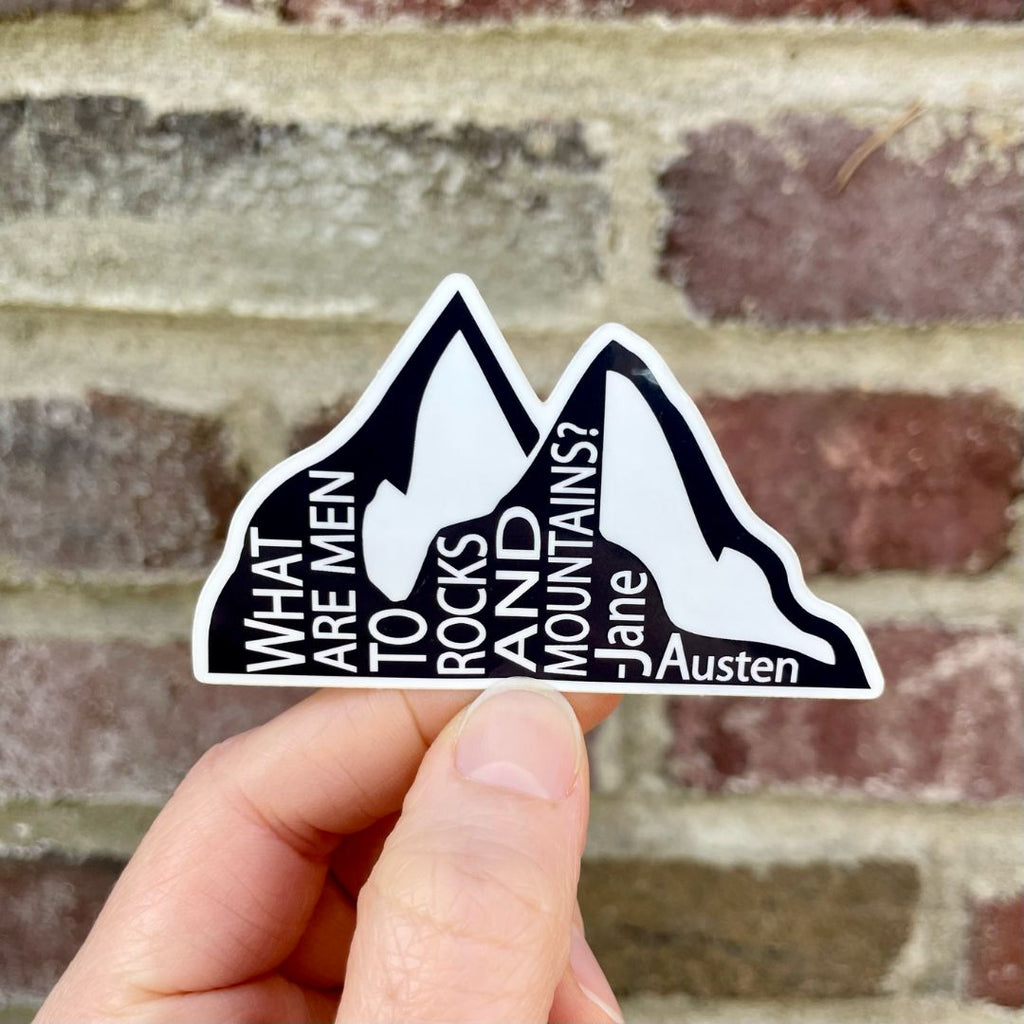 Rocks and Mountains Sticker
