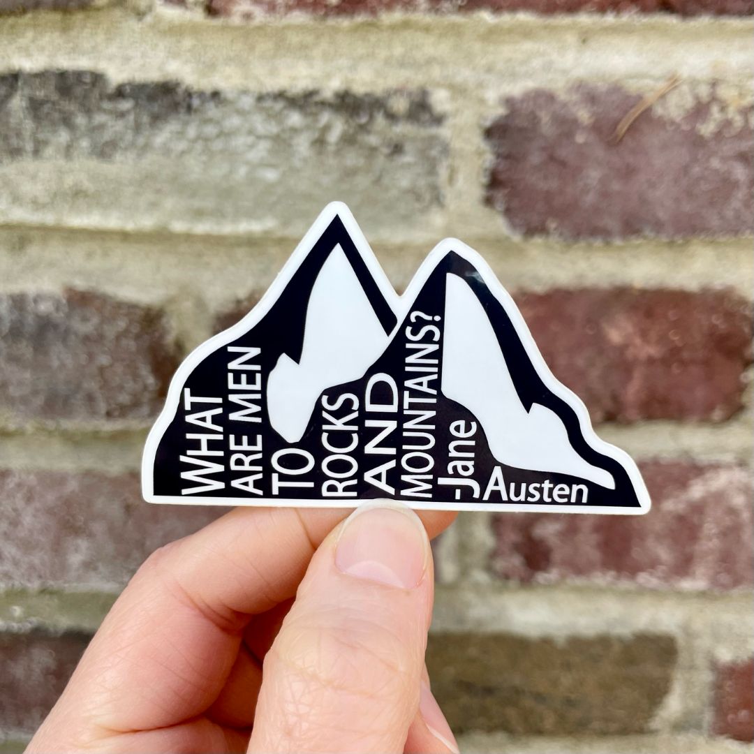 Rocks and Mountains Sticker