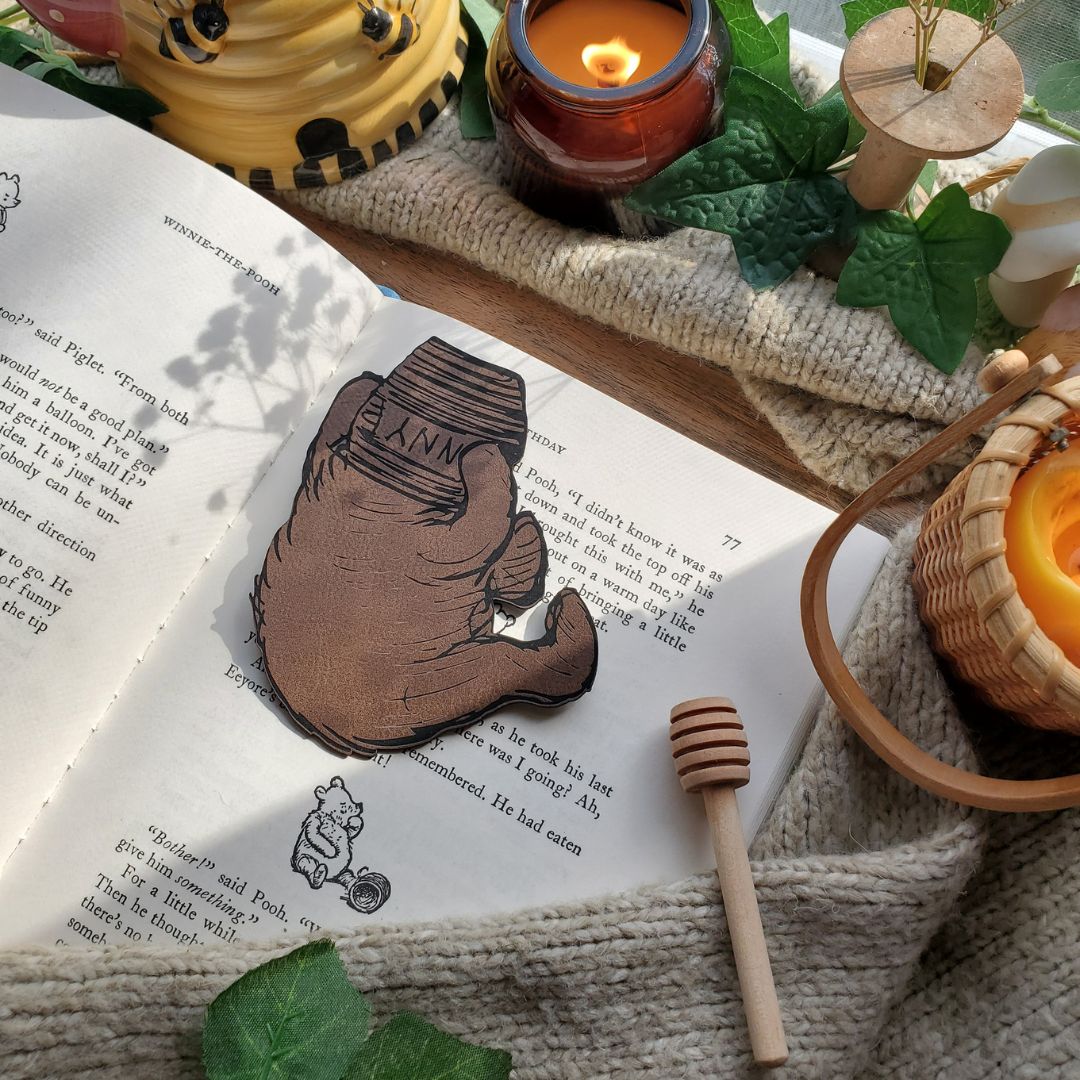 Pooh Bear Graphic Bookmark