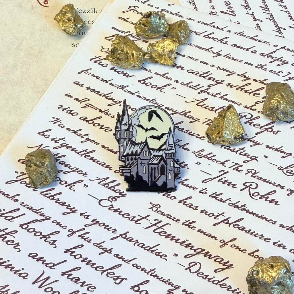 Dracula's Castle Enamel Pin