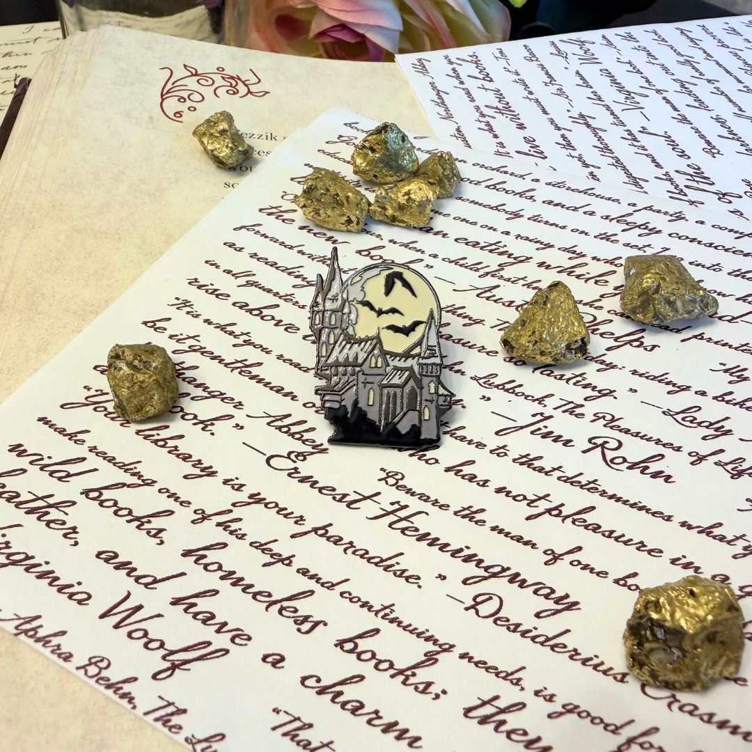 Dracula's Castle Enamel Pin