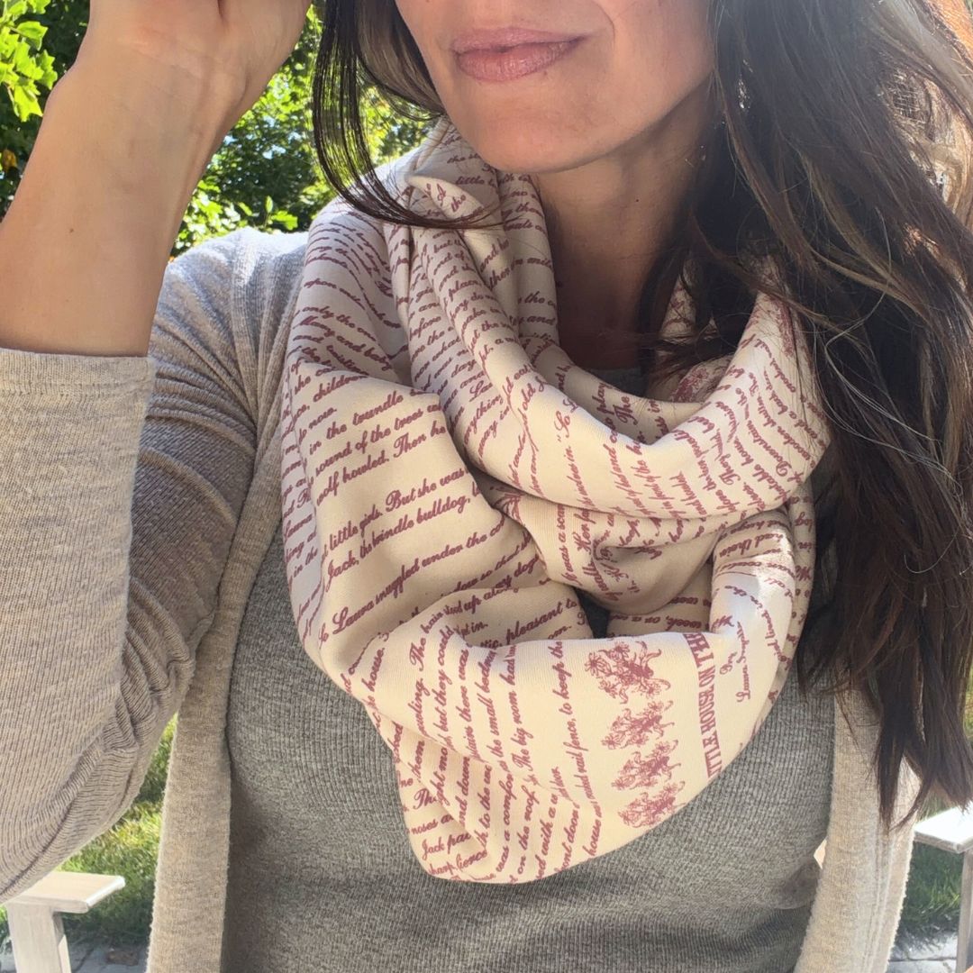 Little House on the Prairie Book Scarf
