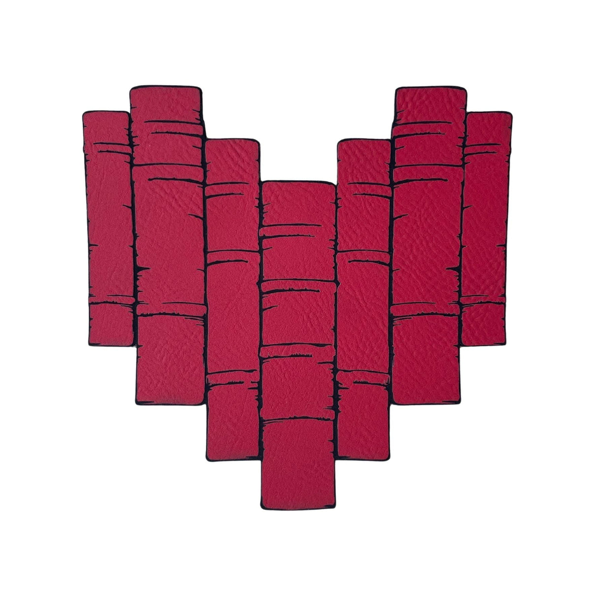 Book Heart Graphic Bookmark