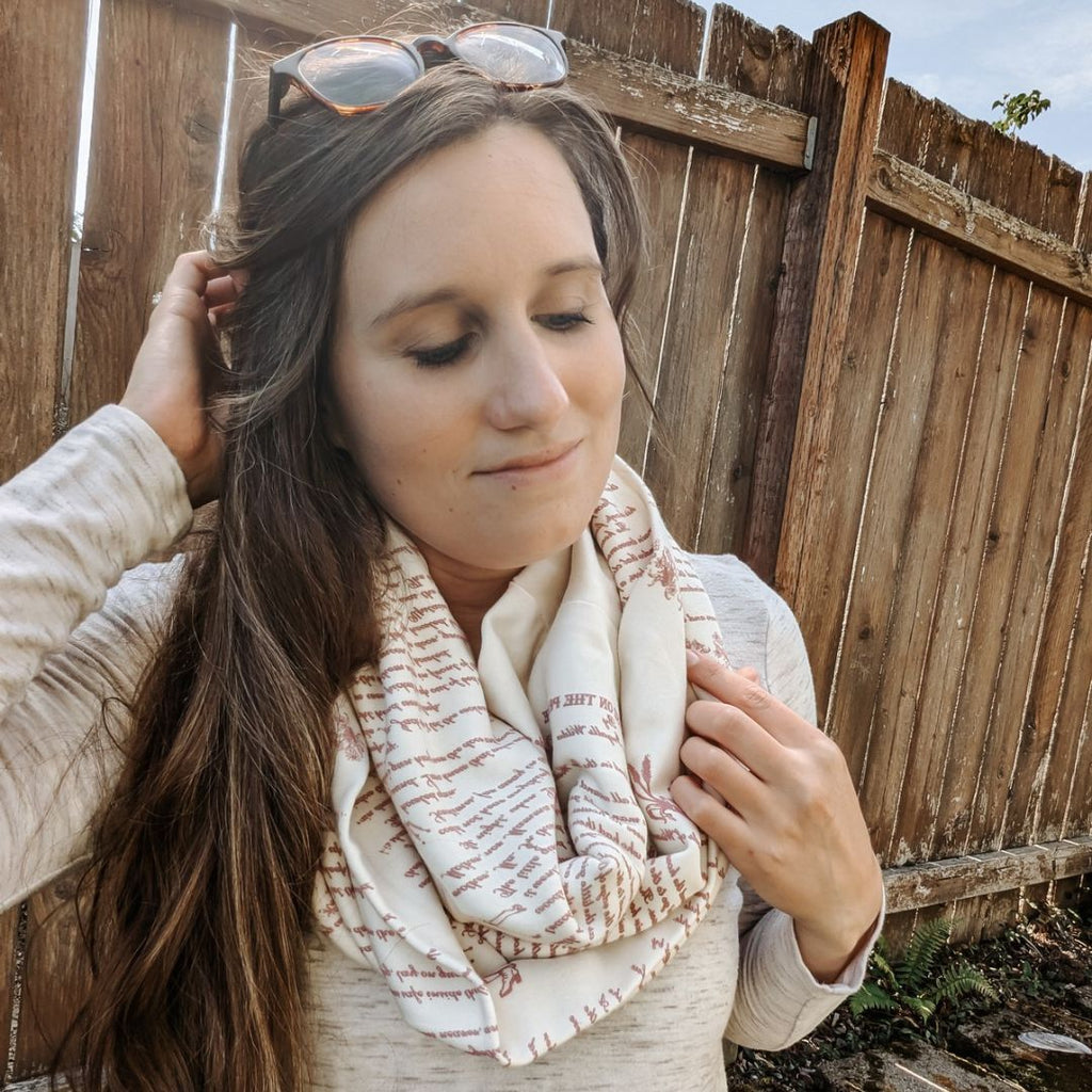 Little House on the Prairie Book Scarf