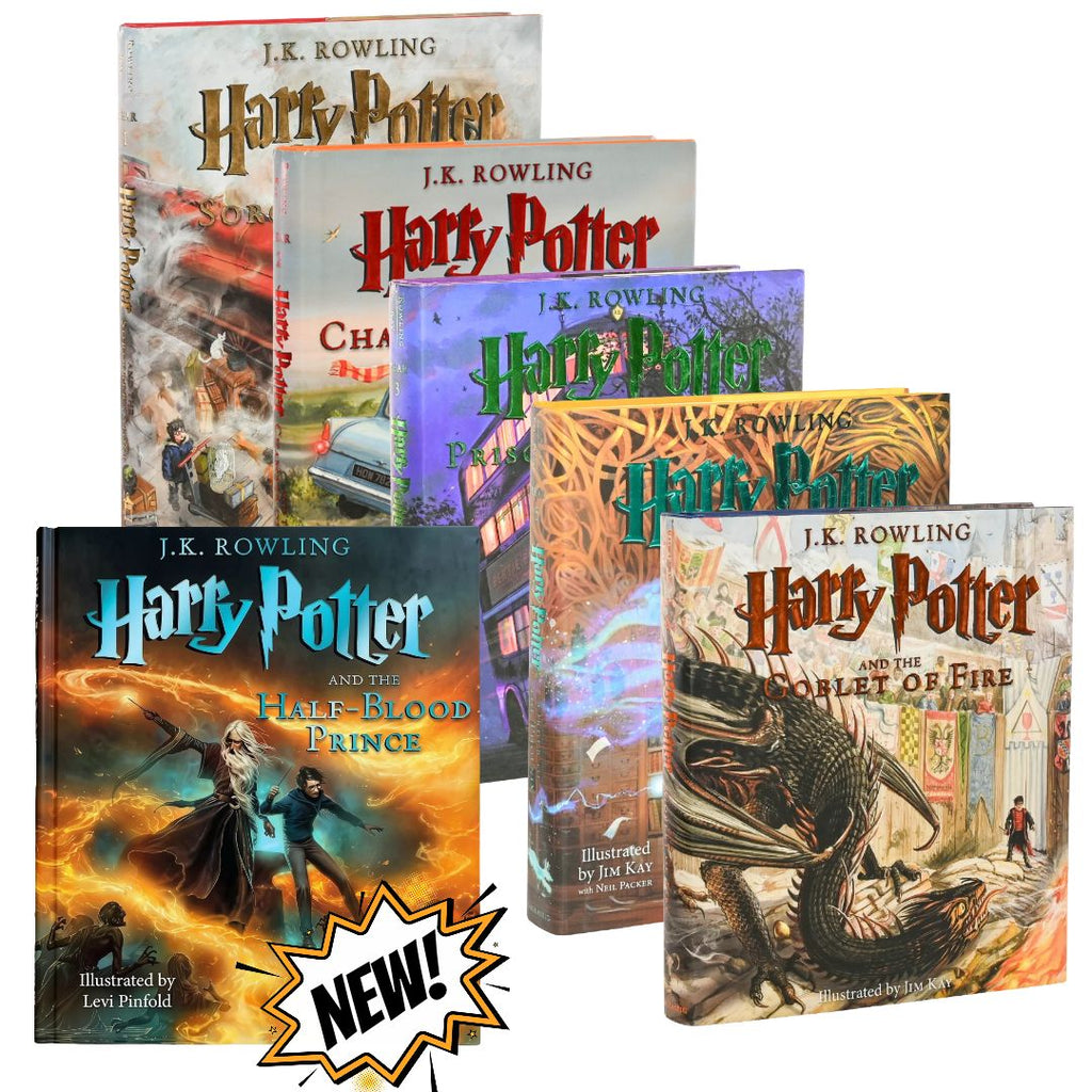 Harry Potter Book Set - The Illustrated Editions