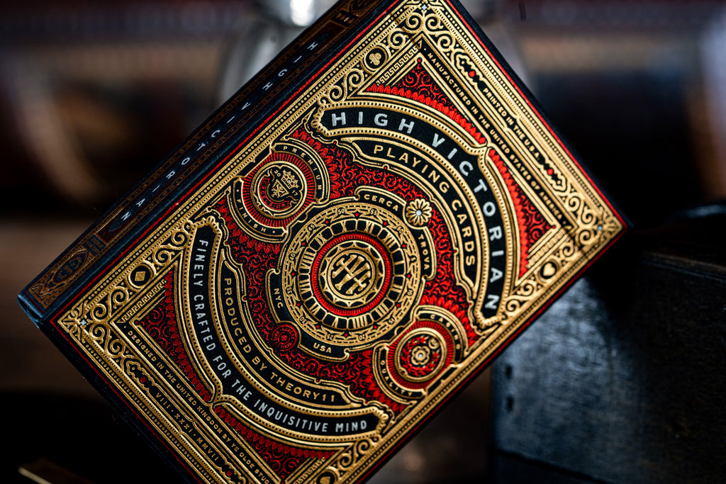 High Victorian Red Playing Cards