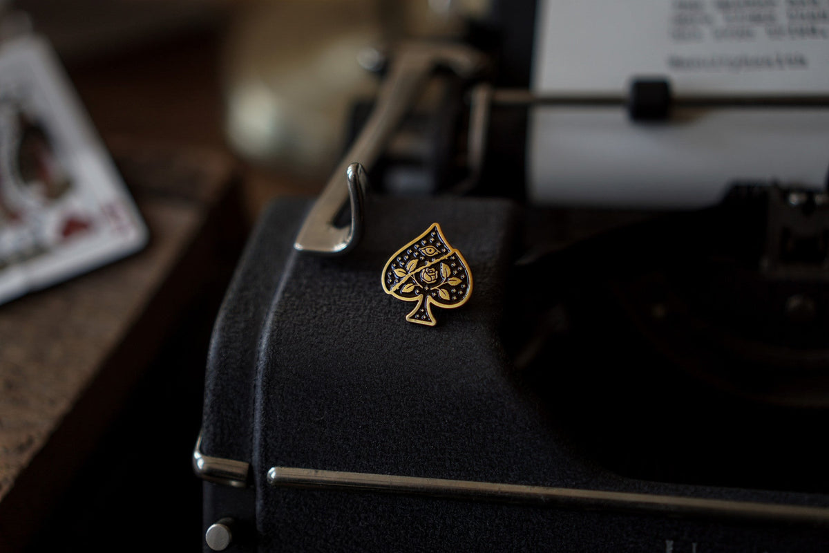 Broken Spade Pin