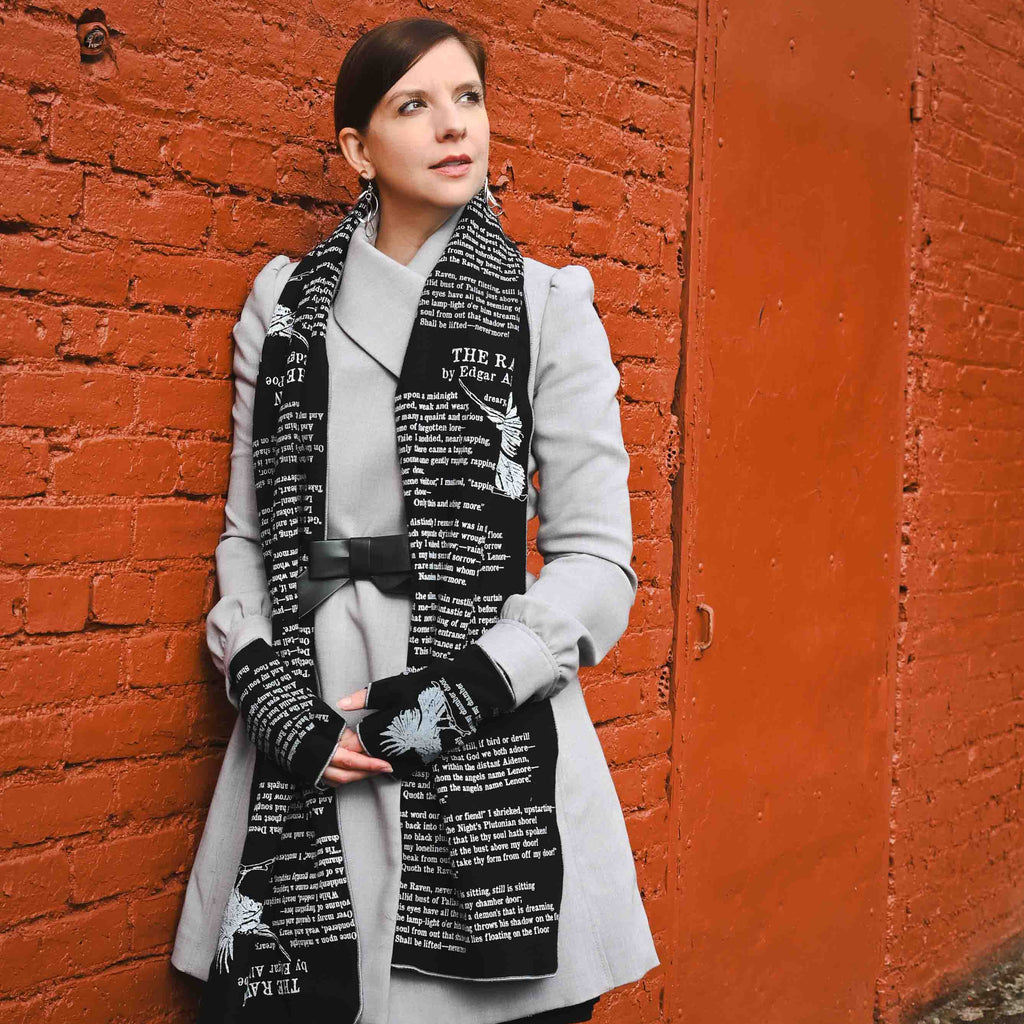 The Raven Italian Wool Gloves