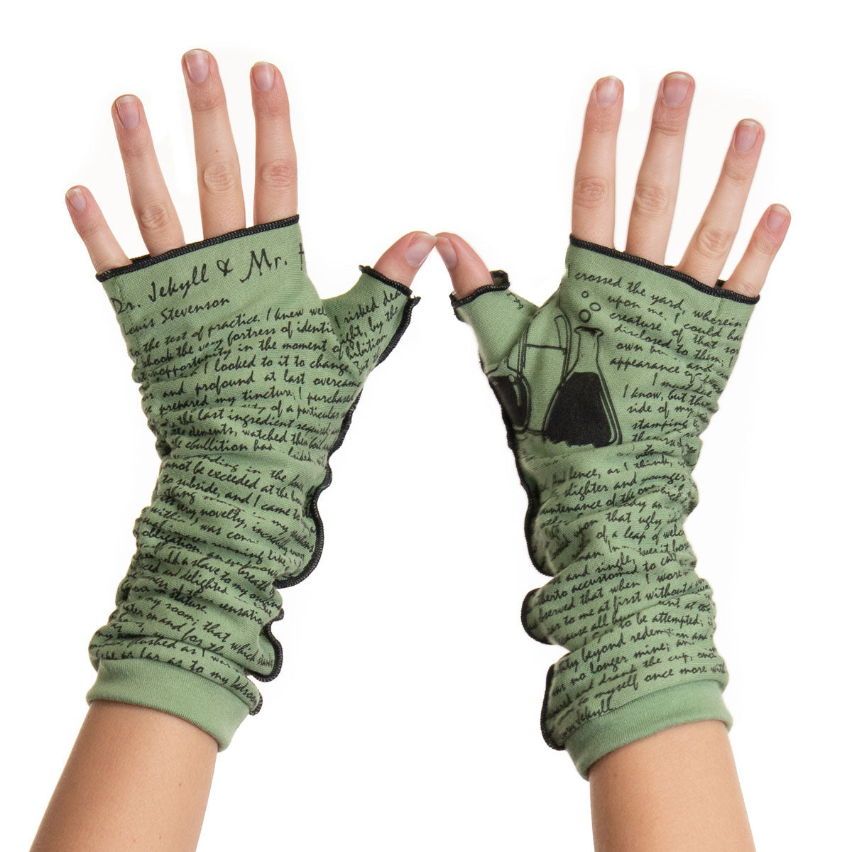 Dr. Jekyll and Mr. Hyde Writing Gloves