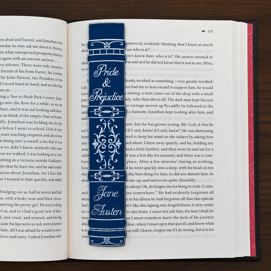 Pride and Prejudice Graphic Bookmark